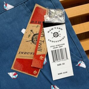 Raw Yarn Industries Blue Shorts with icy snow cones